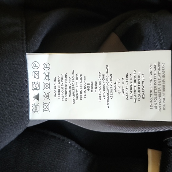 NWT MICHAEL MICHAEL KORS Front Bottom Slip Flare Dress Pants Black  Size 4 - Picture 9 of 9